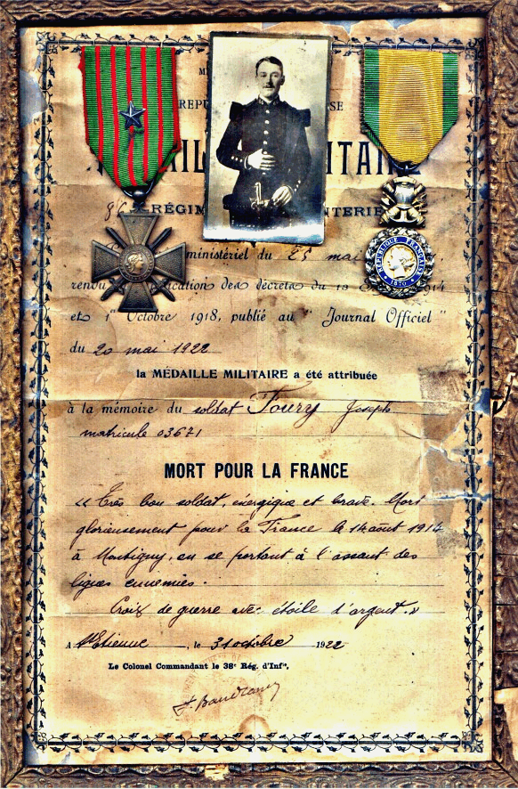 citation diplôme Joseph fouris foury