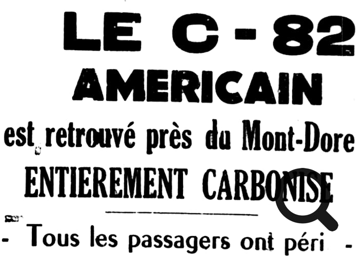 article presse crash C-82