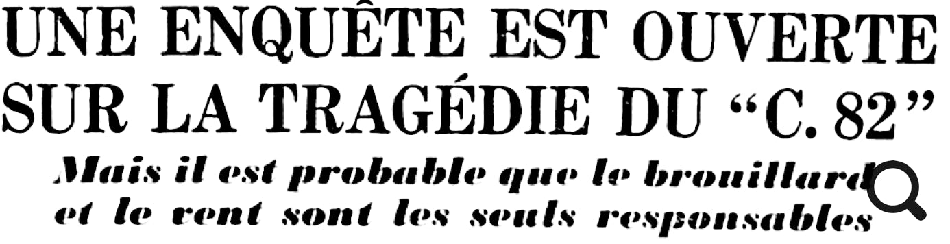 article presse crash C-82